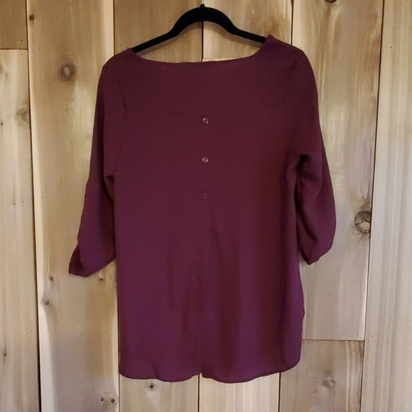 🍂Button Back Blouse - Picture 2 of 4